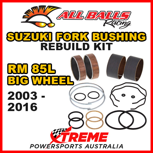 All Balls 38-6112 For Suzuki RM85L RM 85L Big Wheel 2003-2016 Fork Bushing Kit
