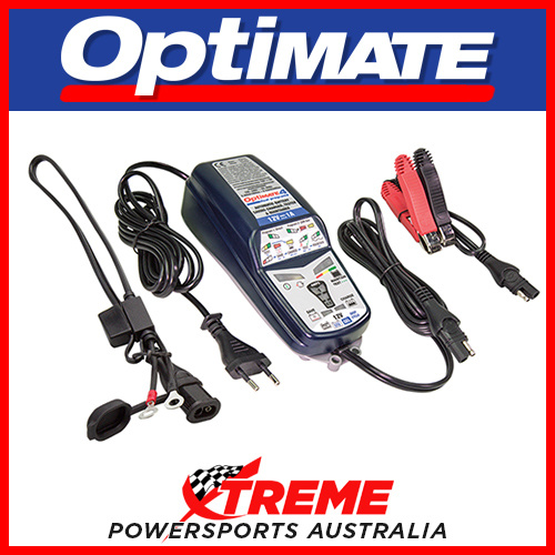 Optimate 4 Dual Program Mx Motorcycle Battery Charger Maintainer 9-Step 12V 1A TM348