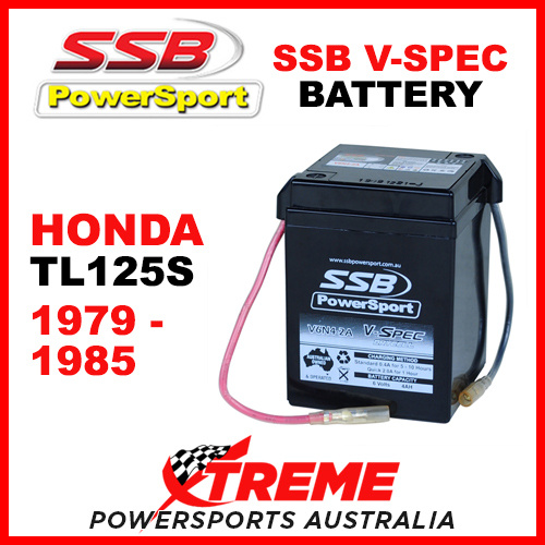 SSB Honda XL125S XL 125S 1979-85 6V V-SPEC Dry Cell High Performance AGM Battery