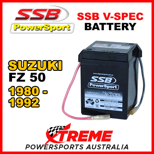 SSB For Suzuki FZ50 FZ 50 1980-1992 6V V-SPEC Dry Cell High Performance AGM Battery