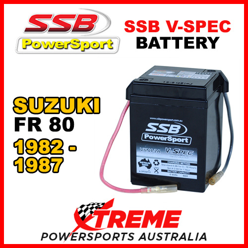 SSB For Suzuki FR80 FR 80 1982-1987 6V V-SPEC Dry Cell High Performance AGM Battery