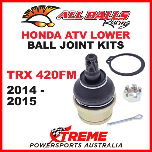 All Balls 42-1015 Honda ATV TRX420FM TRX 420FM 2014-2015 Lower Ball Joint Kit
