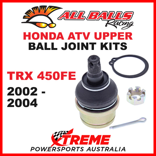 All Balls 42-1015 Honda ATV TRX 450FE 2002-2004 Upper Ball Joint Kit