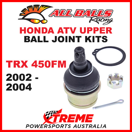 All Balls 42-1015 Honda ATV TRX 450FM 2002-2004 Upper Ball Joint Kit