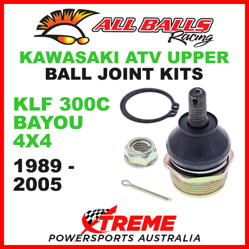 42-1017 Kawasaki KLF 300C Bayou 4x4 1989-2005 ATV Upper Ball Joint Kit