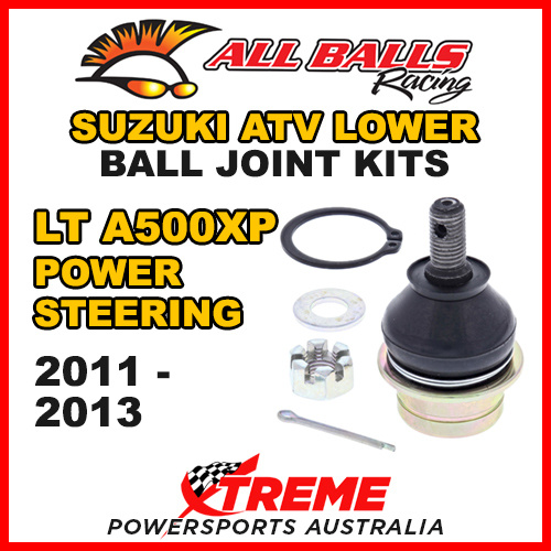All Balls 42-1019 For Suzuki LT-A500XP Power Steering 2011-2013 Lower Ball Joint Kit