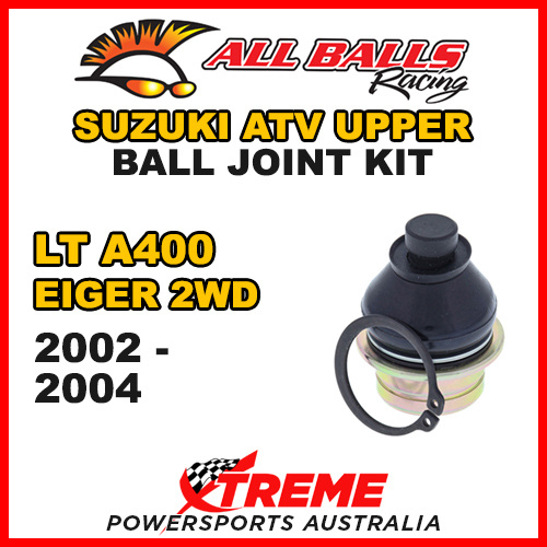 All Balls 42-1026 For Suzuki LT-A400 Eiger 2WD 2002-2004 Upper Ball Joint Kit
