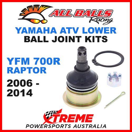 42-1029 Yamaha YFM700R YFM 700R Raptor 2006-2014 ATV Lower Ball Joint Kit