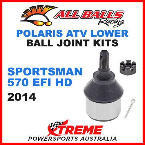 All Balls 42-1030 Polaris Sportsman 570 EFI HD 2014 ATV Lower Ball Joint Kit