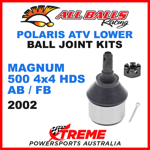 All Balls 42-1030 Magnum 500 4x4 HDS AB/FB 2002 ATV Lower Ball Joint Kit
