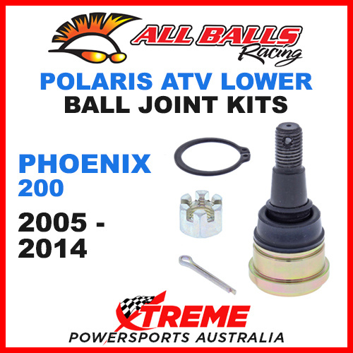 All Balls 42-1031 Polaris Phoenix 200 2005-2014 ATV Lower Ball Joint Kit