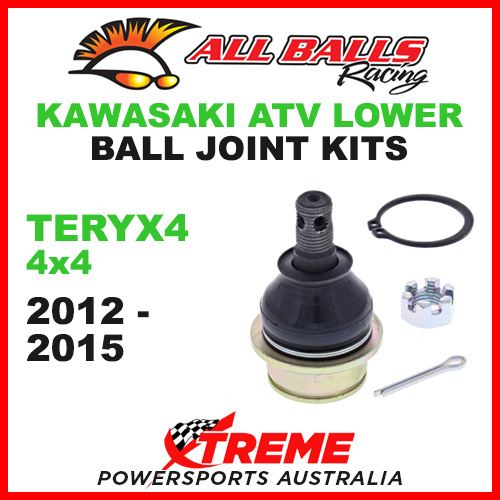 42-1033 Kawasaki Teryx4 4x4 2012-2015 All Balls ATV Lower Ball Joint Kit