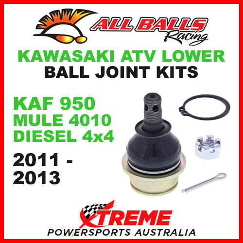 42-1033 Kawasaki KAF 950 Mule 4010 Diesel 4x4 2011-2013 ATV Lower Ball Joint Kit