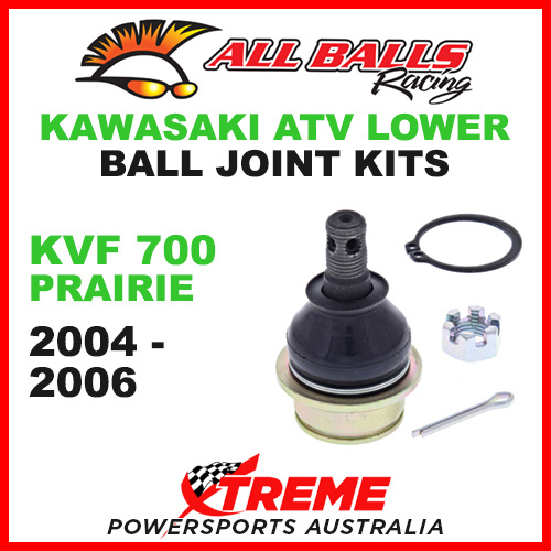 42-1033 Kawasaki KVF 700 Prairie 2004-2006 All Balls ATV Lower Ball Joint Kit