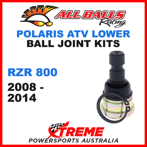 All Balls 42-1037 Polaris RZR 800 2008-2014 ATV Lower Ball Joint Kit