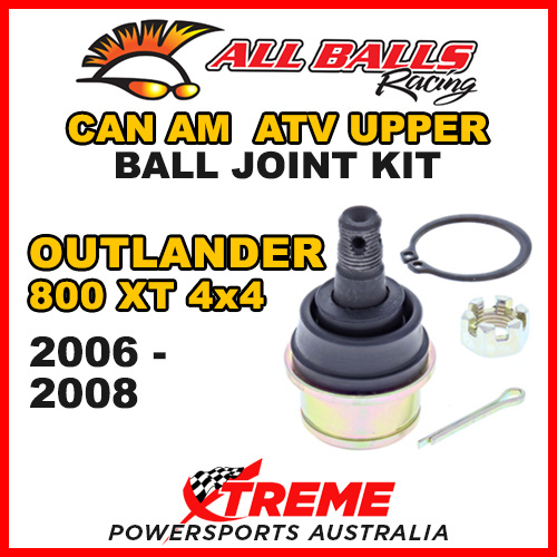 42-1039 Can Am Outlander 800 XT 4X4 2006-2008 ATV Upper Ball Joint Kit