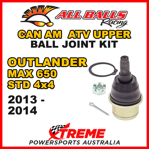 42-1043 Can Am Outlander MAX 650 STD 4X4 2013-2014 ATV Upper Ball Joint Kit