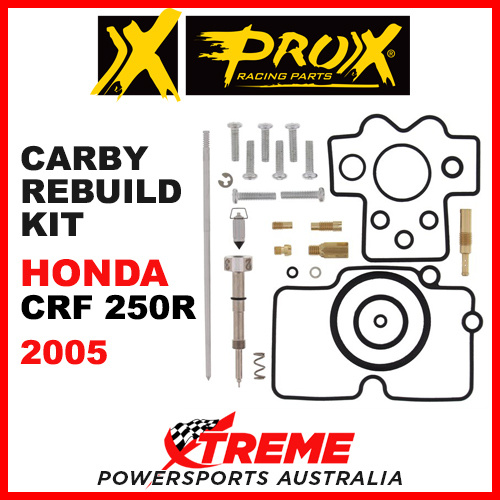 Pro-X Honda CRF250R CRF 250R 2005 Carburettor Repair Kit 44.55.10006