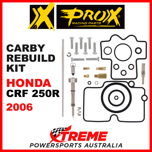 Pro-X Honda CRF250R CRF 250R 2006 Carburettor Repair Kit 44.55.10087