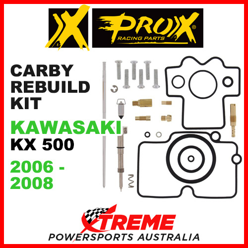 Pro-X Kawasaki KX450F KX 450F 2006-2008 Carburetor Rebuild Kit 44.55.10106