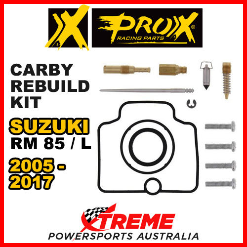 Pro-X For Suzuki RM85 RM85L 2005-2017 Carburetor Rebuild Kit 44.55.10109