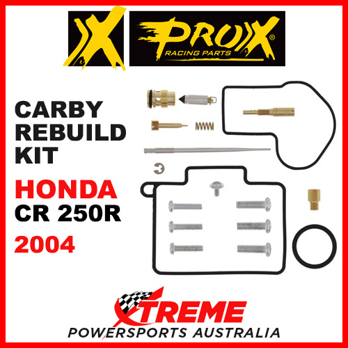 Pro-X Honda CR250R CR 250R 2004 Carburettor Repair Kit 44.55.10163