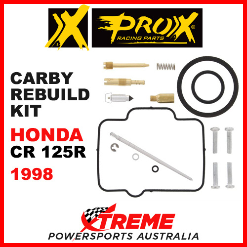 Pro-X Honda CR125R CR 125 R 1998 Carb Carburetor Repair Kit 44.55.10188