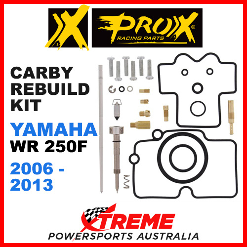 Pro-X Yamaha WR250F WR 250 2006-2013 Carb Carburetor Repair Kit 44.55.10294