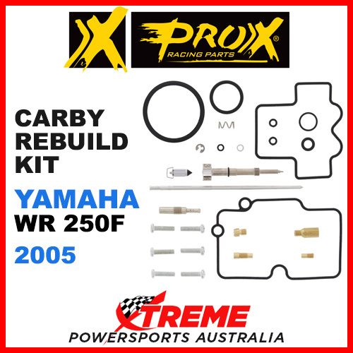 Pro-X Yamaha WR250F WR 250F 2005 Carb Carburetor Repair Kit 44.55.10299