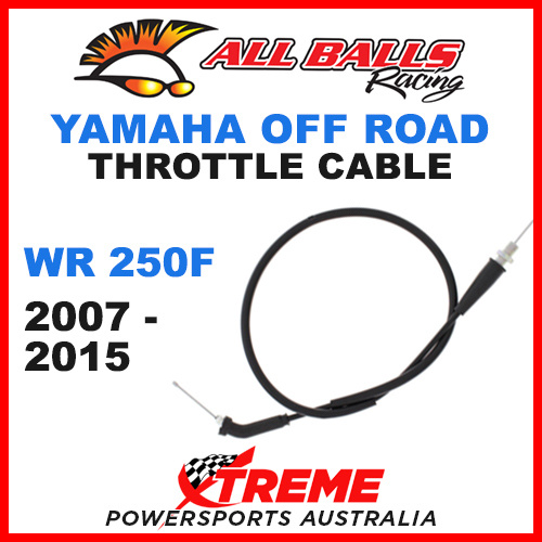 ALL BALLS 45-1172 MX YAMAHA THROTTLE CABLE WR250F WRF250 2007-2015 OFF ROAD