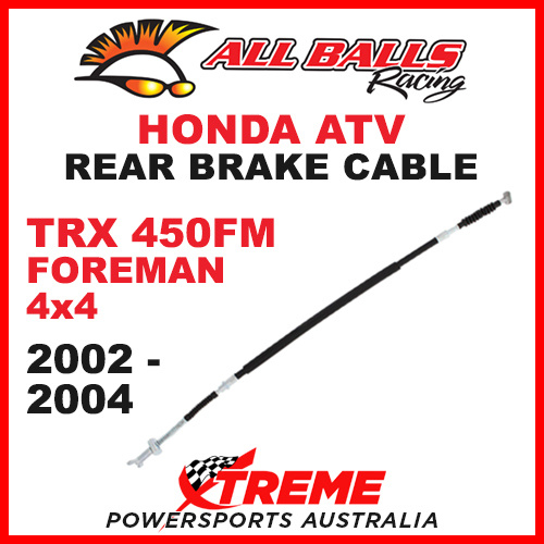 45-4006 Honda TRX450S Foreman 4X4 2002-2004 ATV Rear Brake Cable