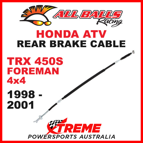 45-4006 Honda TRX 450S Foreman 4X4 1998-2001 ATV Rear Brake Cable