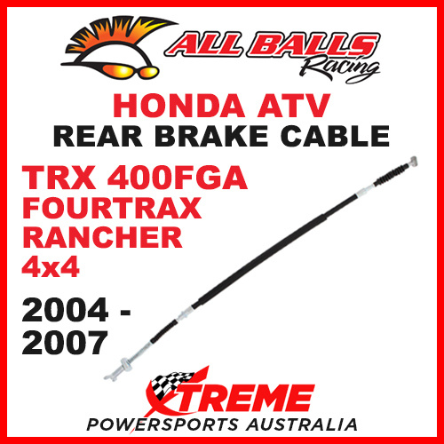 45-4006 Honda TRX400FGA Fourtrax Rancher 4X4 2004-2007 ATV Rear Brake Cable