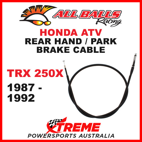 45-4008 Honda TRX250X 1987-1992 ATV Rear Handbrake Park Brake Cable