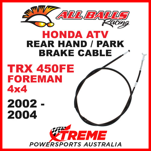 45-4012 Honda TRX450FE Foreman 4X4 2002-2004 ATV Rear Handbrake Park Brake Cable