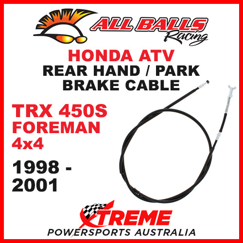 45-4012 Honda TRX450S Foreman 4X4 1998-2001 ATV Rear Handbrake Park Brake Cable