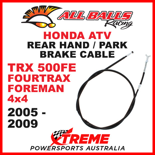 45-4012 Honda TRX500FE Fourtrax Foreman 4X4 05-09 ATV Rear Hand Park Brake Cable