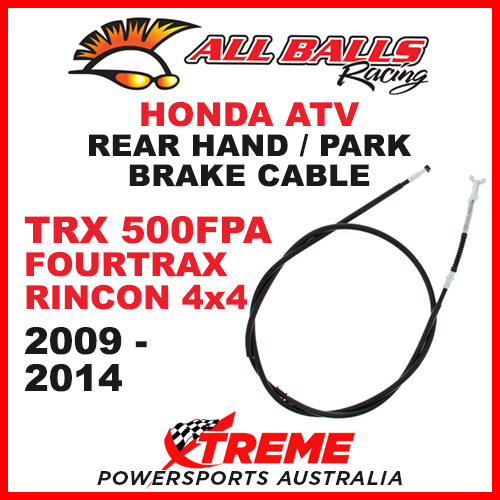 45-4012 Honda TRX500FPA Fourtrax Rincon 4X4 09-14 ATV Rear Hand Park Brake Cable