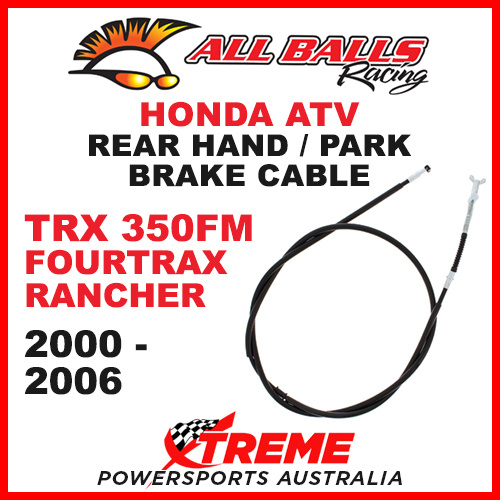 45-4012 Honda TRX350FM Fourtrax Rancher 00-06 ATV Rear Hand Park Brake Cable