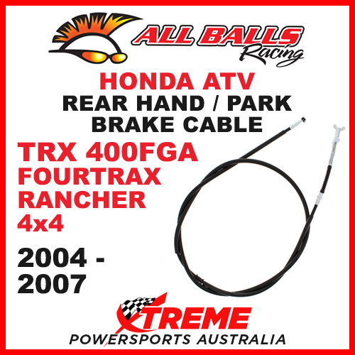 45-4012 Honda TRX400FGA Fourtrax Rancher 4X4 04-07 Rear Hand Park Brake Cable