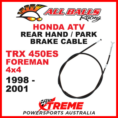 45-4012 Honda TRX450ES Foreman 2X4 1998-2001 ATV Rear Handbrake Park Brake Cable