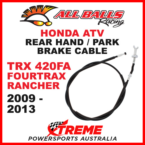 45-4015 Honda TRX420FA Fourtrax Rancher 09-13 ATV Rear Hand Park Brake Cable