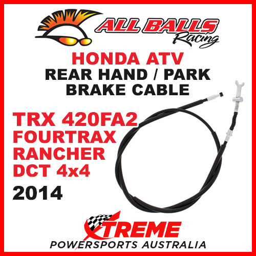Honda TRX420FA2 4x4 DCT Fourtrax Rancher 2014 ATV Rear Hand Park Brake Cable