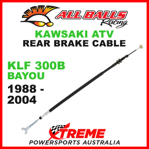 All Balls 45-4023 Kawasaki KLF300B Bayou 1998-2004 ATV Rear Brake Cable
