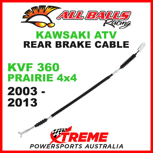 All Balls 45-4026 Kawasaki KVF360 Prairie 4x4 2003-2013 ATV Rear Brake Cable