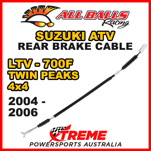 All Balls 45-4026 For Suzuki LTV-700F Twin Peaks 4x4 2004-2005 ATV Rear Brake Cable