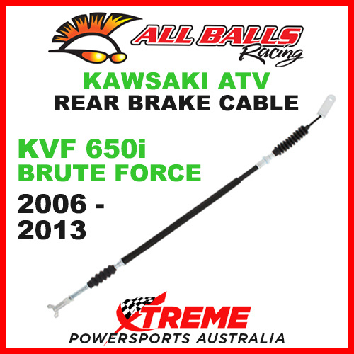 All Balls 45-4028 Kawasaki KVF650i Brute Force 2006-2013 ATV Rear Brake Cable