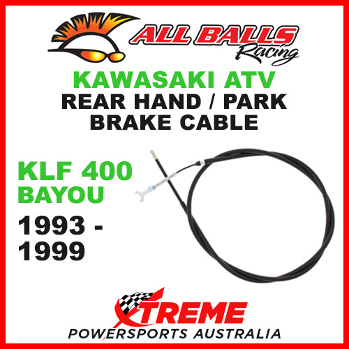 All Balls 45-4033 Kawasaki KLF400 Bayou 1993-1999 ATV Rear Handbrake Park Cable