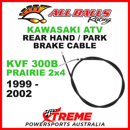 45-4033 Kawasaki KVF300B Prairie 2x4 1999-2002 ATV Rear Handbrake Park Cable