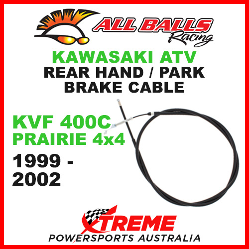 45-4033 Kawasaki KVF400C Prairie 4x4 1999-2002 ATV Rear Handbrake Park Cable